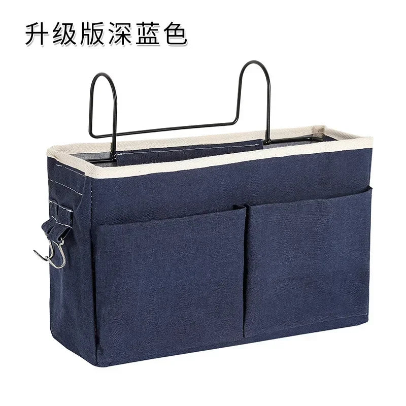 Hanging bedside caddy organizer