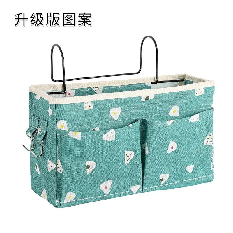 Hanging bedside caddy organizer