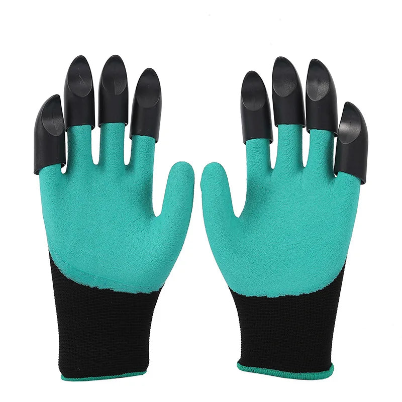 Garden gloves with claws