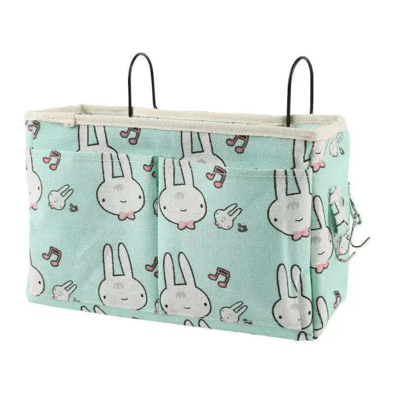 Hanging bedside caddy organizer
