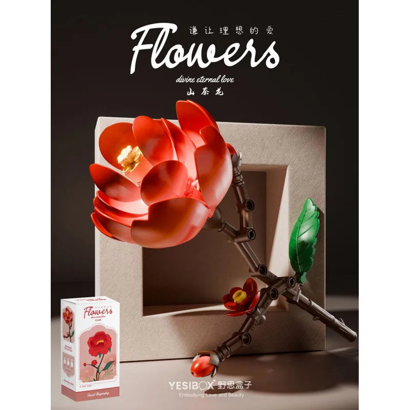 DIY Building Block Flower Kit | Build-Your-Own Bouquet for Home Decor & Gifting