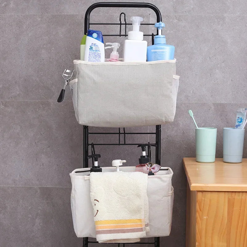 Hanging bedside caddy organizer