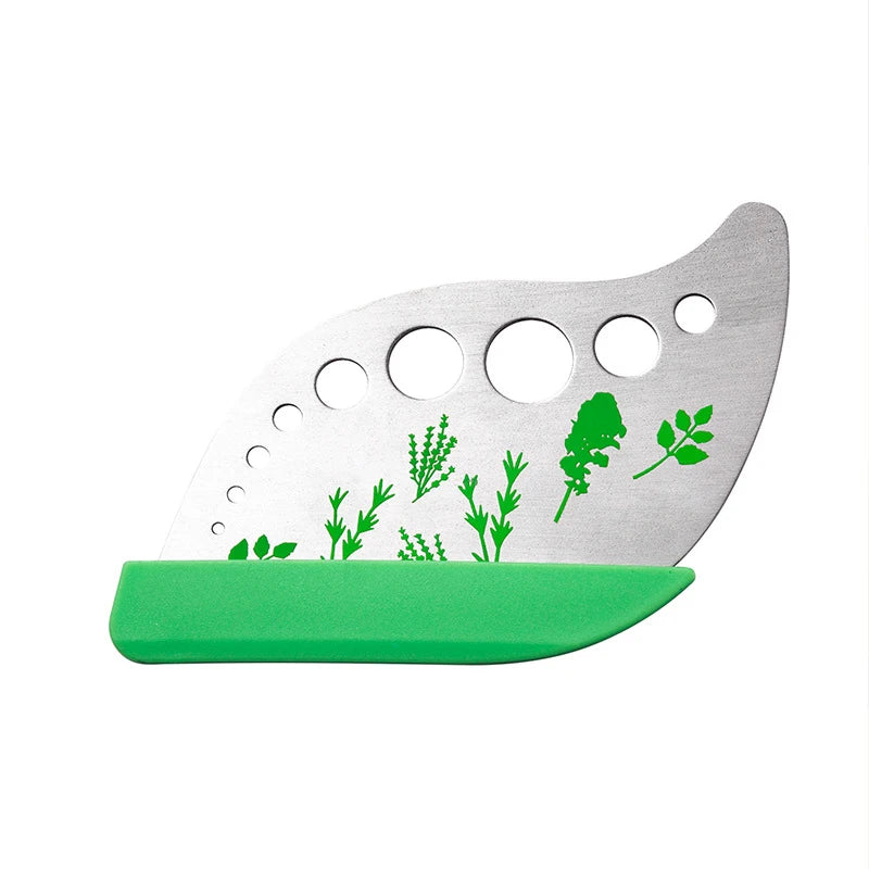 Stainless steel herb stripper tool