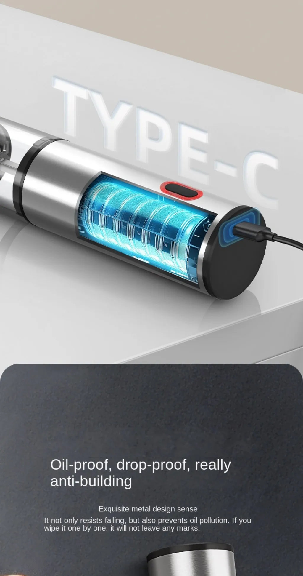 Electric salt and pepper grinder set