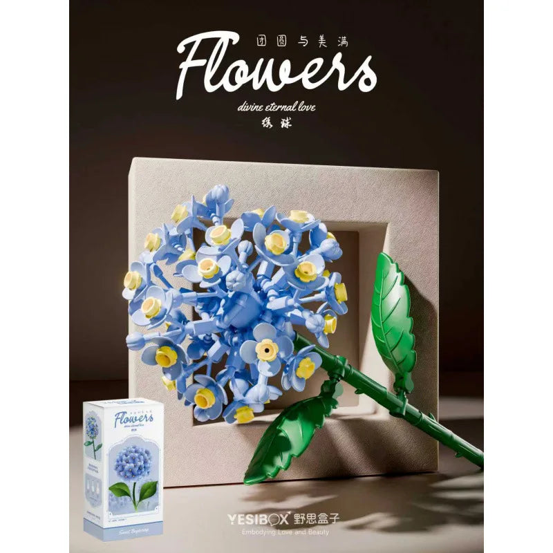 DIY Building Block Flower Kit | Build-Your-Own Bouquet for Home Decor & Gifting