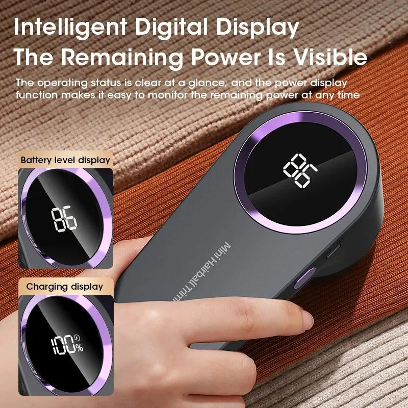 Electric lint remover fabric shaver
