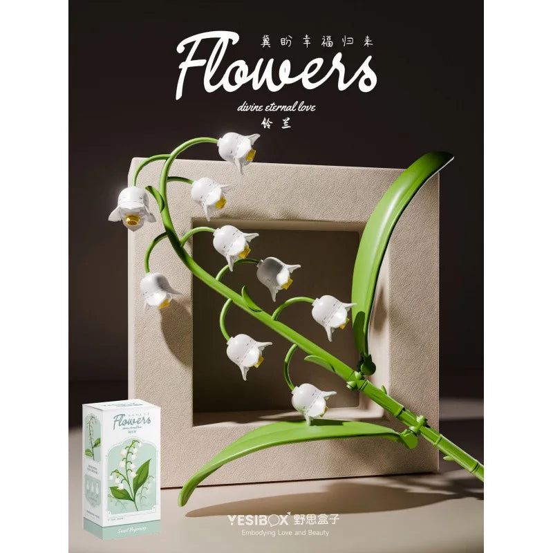 DIY Building Block Flower Kit | Build-Your-Own Bouquet for Home Decor & Gifting