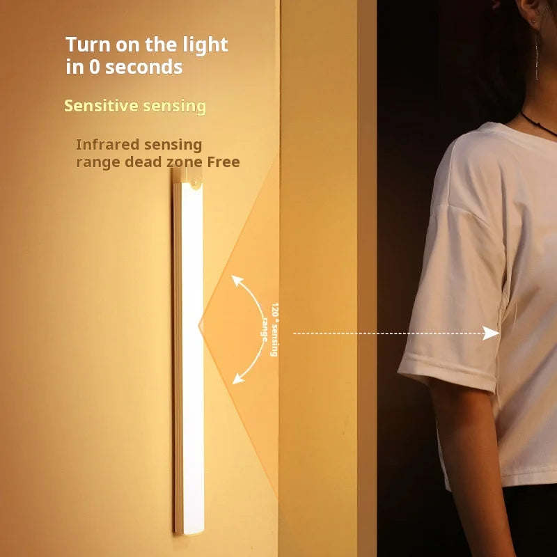 Motion sensor LED cabinet light