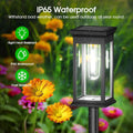 Solar pathway lantern stake light