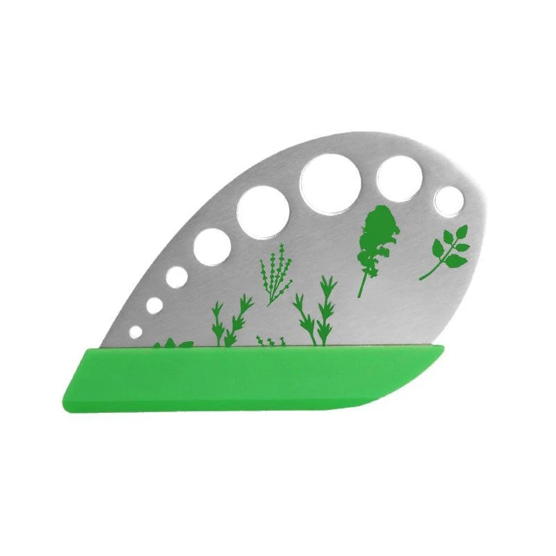 Stainless steel herb stripper tool