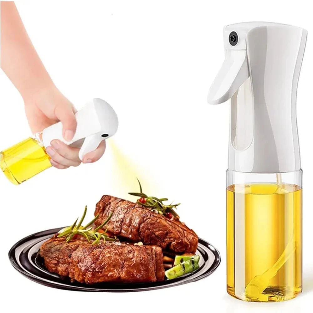 Refillable oil spray bottle for cooking