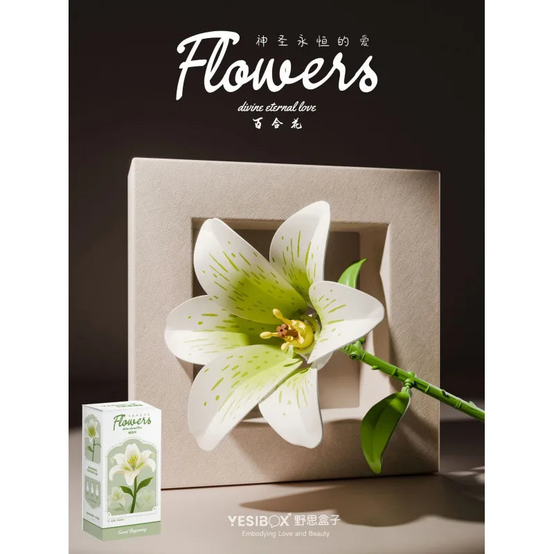DIY Building Block Flower Kit | Build-Your-Own Bouquet for Home Decor & Gifting