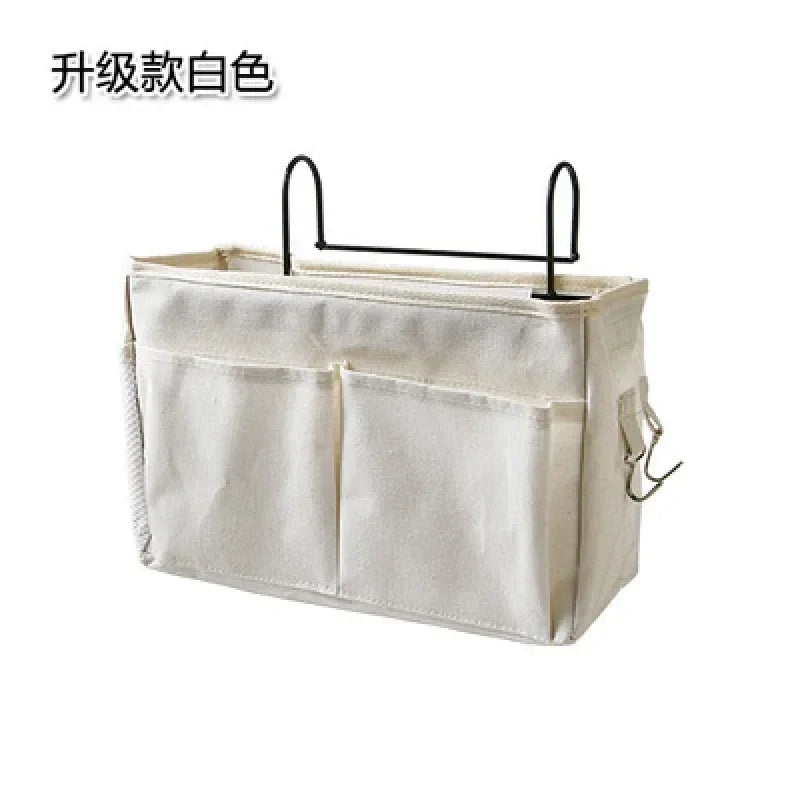 Hanging bedside caddy organizer