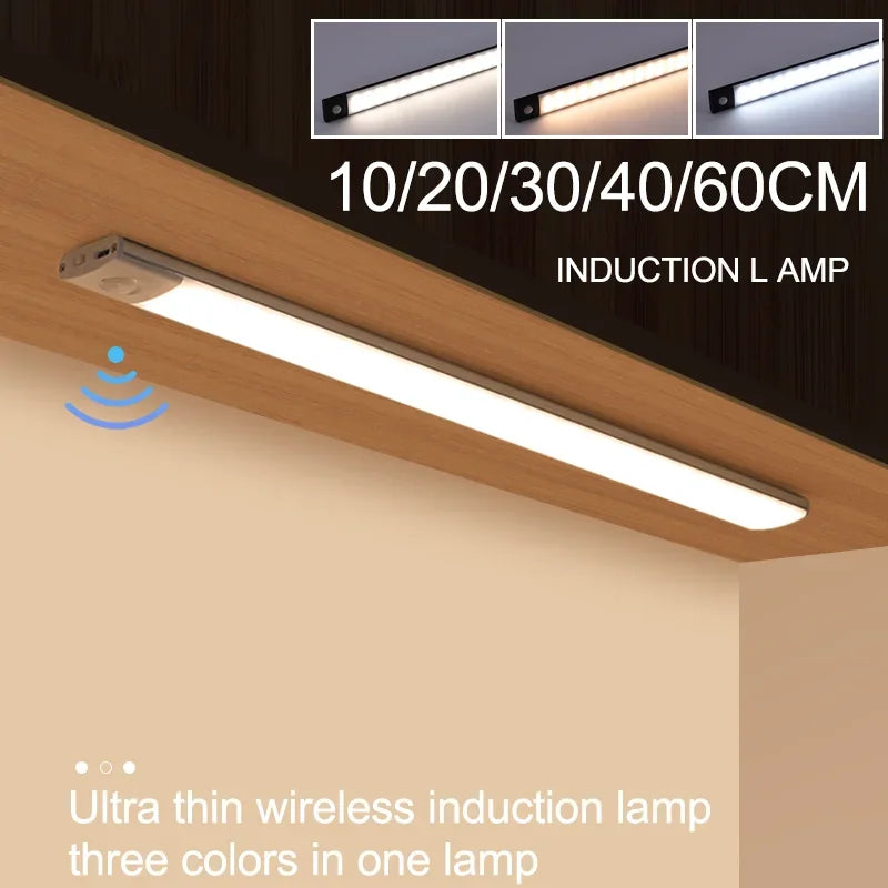 Motion sensor LED cabinet light