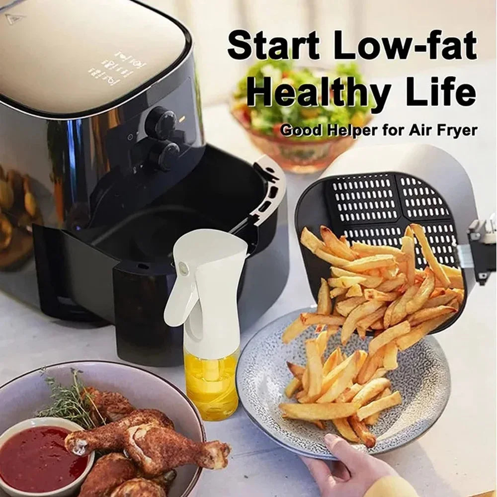 Refillable oil spray bottle for cooking