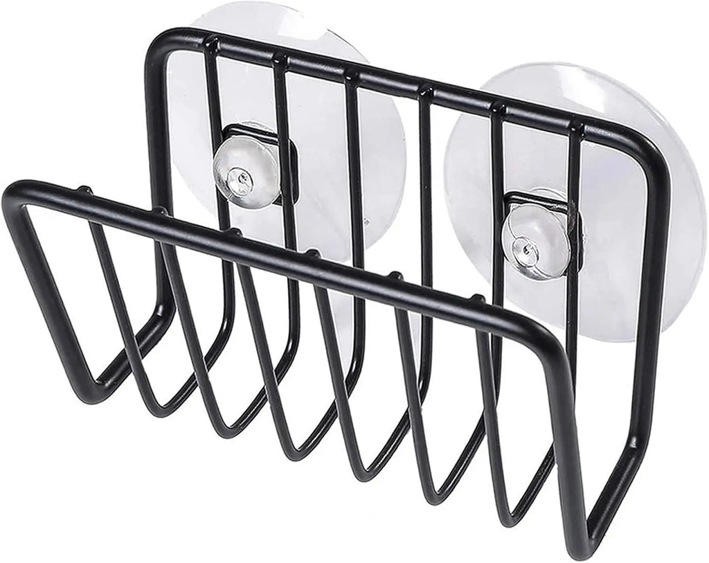 Stainless steel sink sponge holder