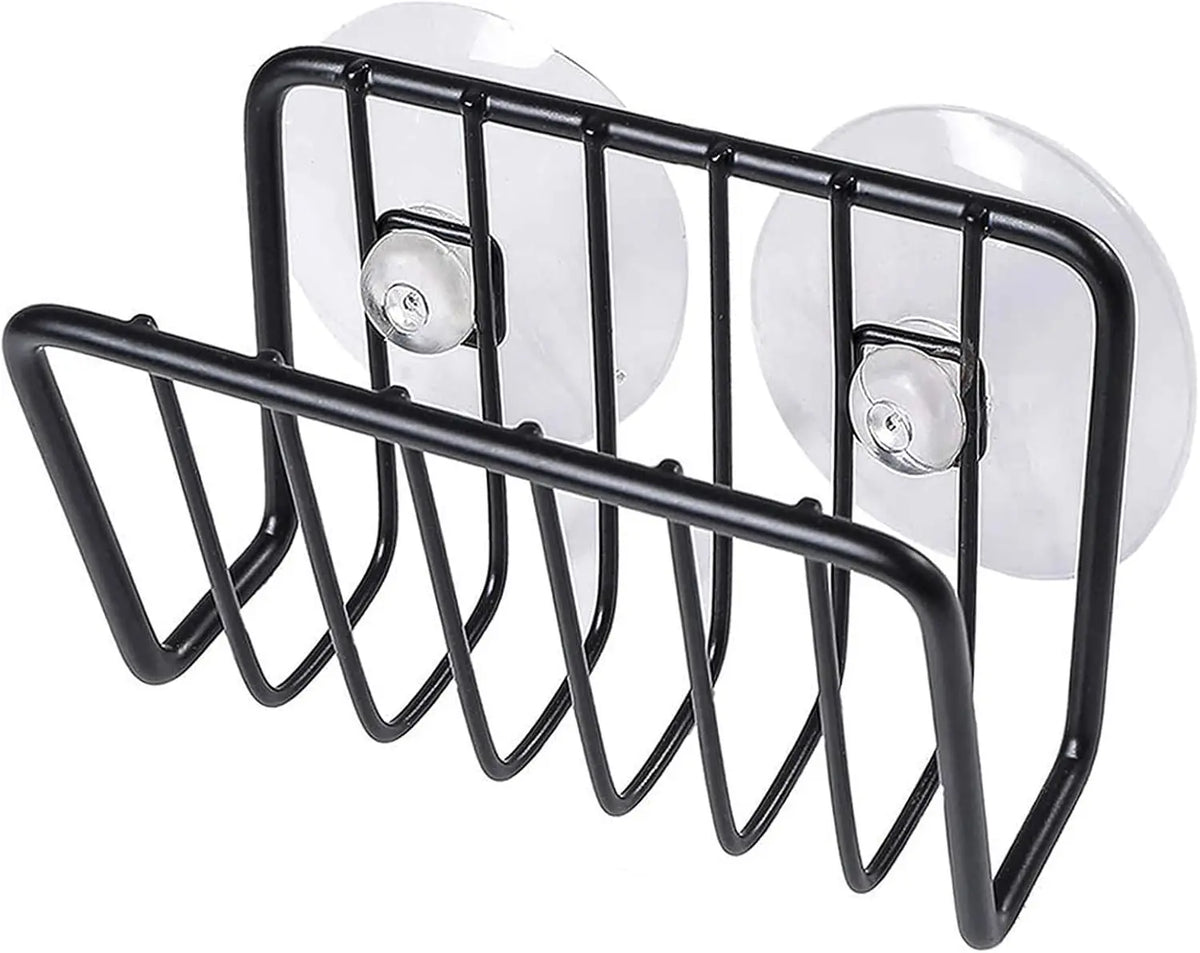 Stainless steel sink sponge holder