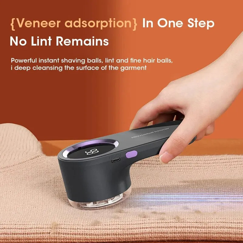 Electric lint remover fabric shaver