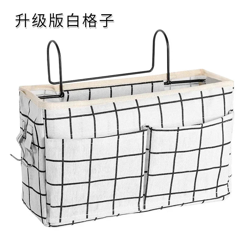 Hanging bedside caddy organizer
