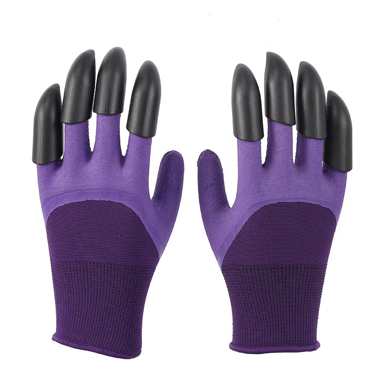 Garden gloves with claws